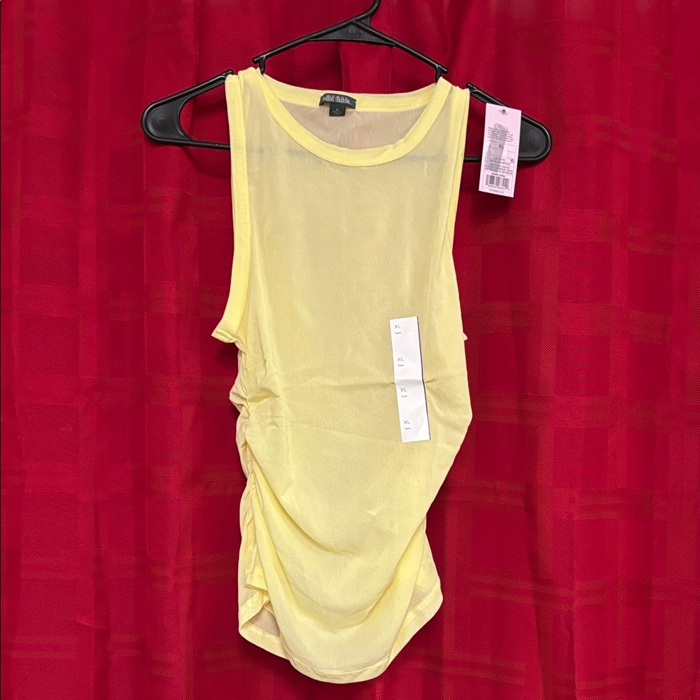 Wild Fable Sunny Yellow Tank Top